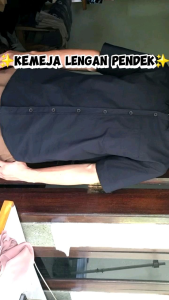 Kemeja Lengan Pendek Polos Sigaret Casual Best Seller
