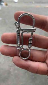 Móc khoá thủ công inox 304 thông dụng đơn giản