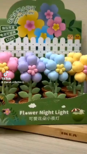 lampu tidur bunga / flower night lamp/ lampu tidur LED