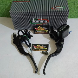 MASTER REM DOMINO KOTAK BLACK SERIES 1SET HANDLE KANAN KIRI KOPLING PLUS DUDUKAN SPION UNIVERSAL BEAT-VARIO-MIO-XEON-KLX-CRF-FINO-SCOOPY-FREEGO-RX KING-SCORPIO-BYSON-SATRIA FU-SONIC-MX 135-MX KING-SUPRA GTR-VIXION-R15-NINJA 150 R RR-NINJA 250FI-GL PRO DLL