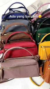 Tas Wanita Papirut Audrey 2in1 Terbaru Kulit Jeruk Tebal / Tas Papirut / Tas Papirut