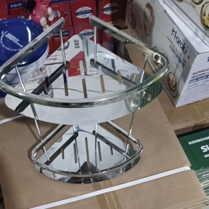 kệ góc 2 tầng inox 304 trong nhà tắm nhà bếp nhà vệ sinh siêu bền