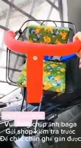 Ghế đi xe máy số cho bé