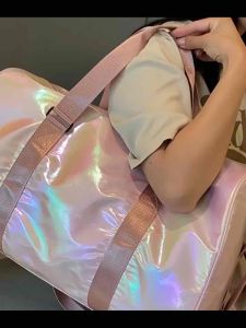 [SG STOCK]Women Gym Duffel Yoga Bag Large Capacity Color Sports Yoga Gym Bag Dry Wet Separation Luggage Bag Travel Bag