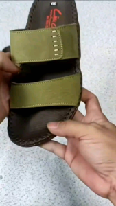 Dép da nam thời trang Dép nam hai quai ngang da bò thật DTQN02 trẻ trung bền đẹp