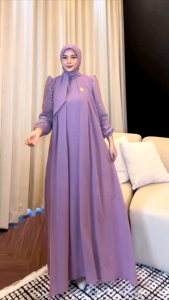 AUDEY DRESS SET HIJAB FREE BROSS TERLARIS