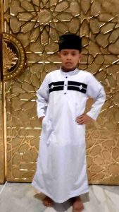 Jubah Anak Gamis Laki-Laki Motif Tahu Trendy 1-15 Tahun