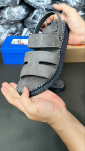 Dép nam quai hậu V13 sandal nam quai ngang trẻ trυng thanh lịch đúc dẻo êm chân may viền thủ công bền đẹp Đế Khâu