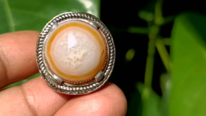 Asli Batu Sulaiman Mata Kristal 19cm Ring.8