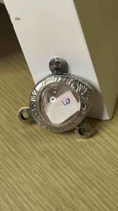 กรอบพระ ทรงเหรียญกลม3ห่วง สแตนเลสแกะสลักแบบเรียบและลายไทย กรอบพระเครื่อง กรอบพระสำเร็จ ตลับพระ