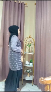 Faizah Outer Brukat Silang Organza Full Payet Brokat Atasan Wanita Baju Lebaran