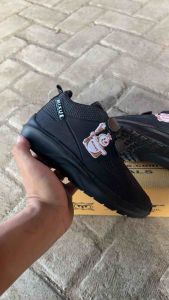 mtprstore Sepatu Anak Sekolah Hitam Polos Size 28-35