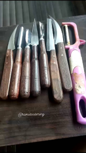 7Pc Pisau Garnish Pisau Ukir Buah Sayur Pisau Carving Hias Tumpeng