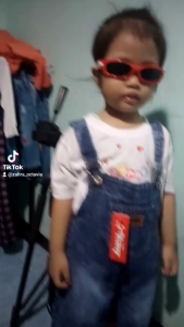 Overall Jeans Anak Cewek & Cowok Size S, M, L