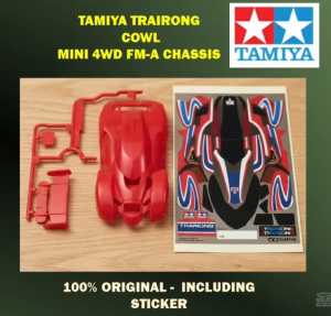 TAMIYA TRAIRONG COWL MINI 4WD FM-A CHASSIS 100% ORIGINAL INCLUDING STICKER