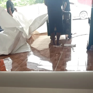 terpal A12 putih ukuran 4x8m kuat dan tebal.