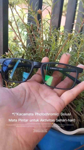 Kacamata minus pria photochromic free minus