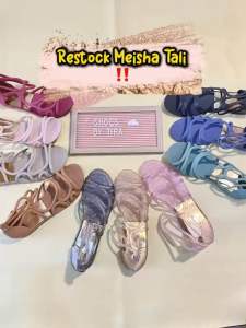 SHOES BY TIRA meisha TALI/ jelly shoes glitter import/sandal sepatu wanita import terbaru/sepatu wanita kekinian korea antislip/flatshoes wanita import/sandal sepatu wanita jelly import