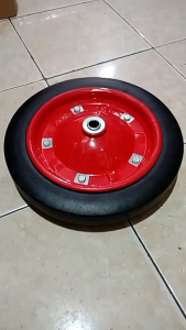 roda gerobak sorong / roda dorong pasir 31cm bahan karet