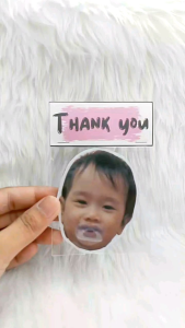 PERSONALIZED REF MAGNET FOR SOUVENIR (HEAD OR NAME)