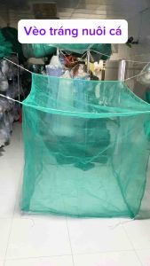Vèo tráng nuôi cá ốc ếch mùng có kích cỡ 4x4m đến 4x8m và 2 x4 2 x 3 2 x 2m và chiều cao có 15m và 2m