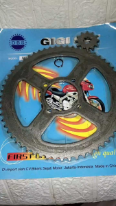 GEAR GIR SET 60T BELAKANG 12T DEPAN RX KING JUPITER Z MX VEGA R NEW FORCE 1 F1 ZR