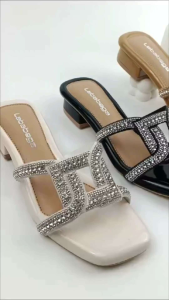 Sandal Wanita Teplek - Sendal Flat Kekinian Hak 3Cm 36-41 | Babega