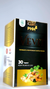 VEVIT Penggemuk Badan Herbal BPOM Aman 30 Kapsul Memperbaiki Nafsu Makan