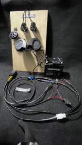 GRNDZRO Dual Horn Mode (with Back to stock horn switcher) wiring harness kit for Motorcycle DHM1-MC