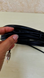 #RG58/TSLสายสัญญาณวิทยุสื่อสารพร้อมขั้วแจคเม้า+PL259