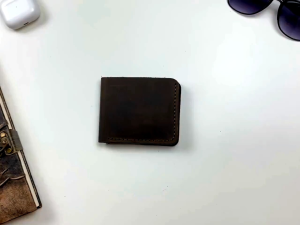 EZINS Dompet Pria Kulit Sapi Dompet Kulit Pria Dompet Cowok Dompet Lipat Pendek Premium Wallet