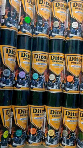 Diton Premium Pilox Pilok Cat Semprot 400cc Ready Berbagai Clear Pernis Activator Glossy Semi Doff Dop 9128 9129 9130