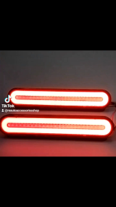 1 Pair (2 Pcs) - 8-60V LED Car and Truck Waterproof Tail Light Automobile Trailer Reverse Light