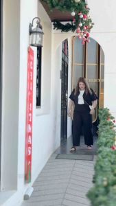 กางเกงขายาวผู้หญิง ทรงขากระบอก เอวสูง 2XL-6XL ผ้าไม่หนาใส่สบาย