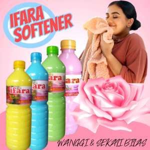 PELEMBUT DAN PEWANGI PAKAIAN SOFTENER IFARA WANGINYA TAHAN LAMA PREMIUM 1 LITER