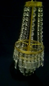 lampu gantung kristal akrilik diameter 20x45