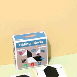 Đồ chơi gỗ xếp khối 3D theo mẫu giúp bé phát triển trí tuệ tư duy