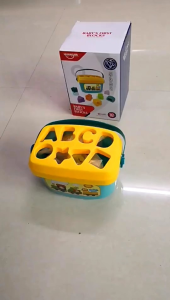 Baby Shape Sorting Blocks Montessori Educational Toddler Toy Learning Mainan Bayi Early Development 6m+ Kids Gift Brain