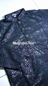 Jubah Gamis Anak Laki-Laki Usia 1-14 Tahun Bahan Embos