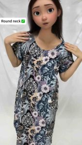 Batik Dress/Baju Kelawar/Women s Long Sleep Wear/Home Wear