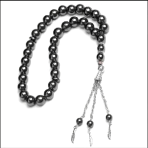 Tasbih Batu Hematite 33 Butir Diameter 10mm / Tasbih Sholat TB33002