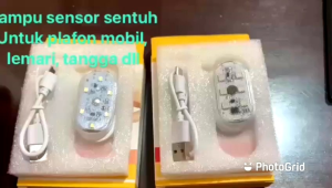 Mini Lampu Sentuh Rechargeable Atap Langit-langit Mobil & Lampu Baca LED Mobil Styling