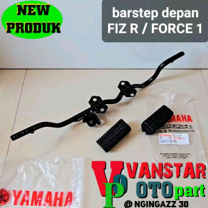 Besi Step Depan & Barstep Depan Fiz R Force1: Set Karet Sepasang