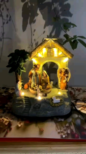 THE NATIVITY CHRISTMAS VILLAGE DISPLAY
