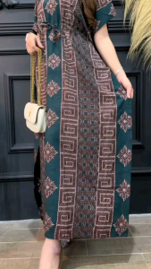 DASTER KALONG LONGDRES LOWO JUMBO TALI SERUT DEPAN RAYON TEBAL DAN ADEM LD 150 CM BATIK PEKALONGAN