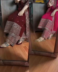 [PRE-ORDER] 2025 JAN GRAND READYMADE BOLLYWOOD SUIT WITH PANT WITH EMBROIDERY SEQUINS WORK SIZE M TO 2XL ( DELIVERY 10 WORKING DAYS) ETA: 2025-03-30 | INDIAN DINNER WEDDING SUIT | BAJU RAYA 2025 | RAYA 2025 OUTFIT