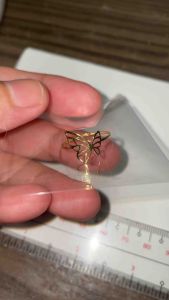 18K Saudi Gold Lightweight  Butterfly Ring(Open back)✨
