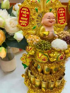 Tháp Di Lặc ngũ đậu thu hút tài lộc Di Lặc ngoắc được