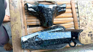 Batok Belakang & Leghisil Tengah Karbon Vega R