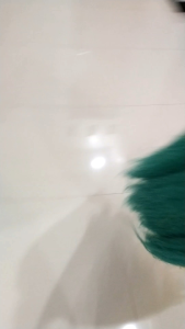 Cemara Tanpa tulang panjang warna hijau&kuning untuk rambut sambung bahan dari sintetis